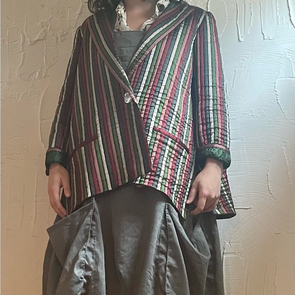 Vintage Quilted Couture Geoffrey Beene  Blazer